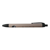 Stylo Noir Silver Professional Médicale Caduceus (Haut)