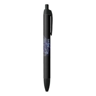 Stylo Noir SIM A Pisces Zodiac.SIGNE Zodiaque À La Mode Pisce