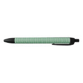 Stylo Noir Simple Élégant Rayure Verte Mignon (Bas)