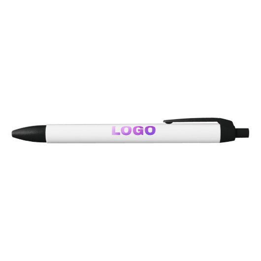 Stylo Noir simple et minimal ajouter votre logo/design ici te (Haut)