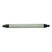 Stylo Noir Simple Sage Green Business Promotion (Devant)
