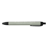 Stylo Noir Simple Sage Green Business Promotion (Bas)