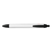 Stylo Noir Site Web d'Entreprise de Nom Long Élégant avec Log (Dos)