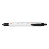 Stylo Noir Skis cocheux (Dos)