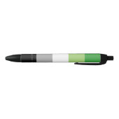 Stylo Noir SlipperyJoe's Aromantic Pride Drapeau gay cadeaux (Bas)