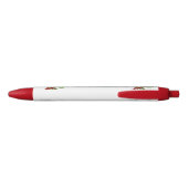 Stylo Noir Snowflakes & Pepperment VACANCES (Dos)