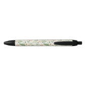 Stylo Noir Soft Mint Green Garden Motif (Dos)