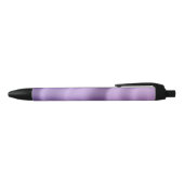 Stylo Noir soie lisse - pourpre (Haut)