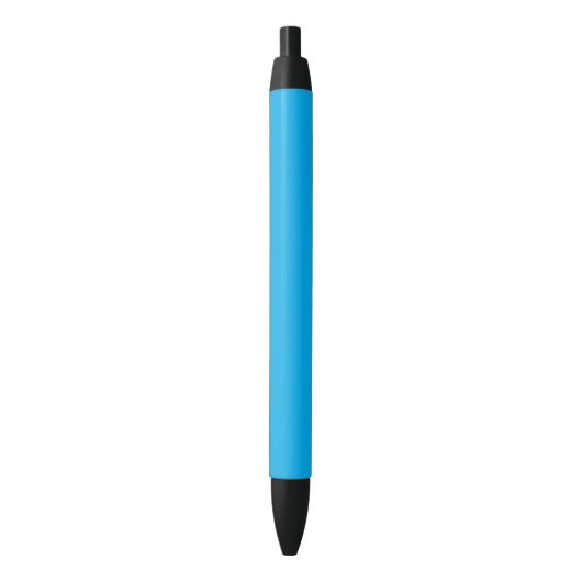 Stylo Noir Solid Cyan Blue Background | Summer Minimal Style (devant Vertical)