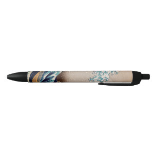 Stylo Noir Sous la grande vague de Kanagawa