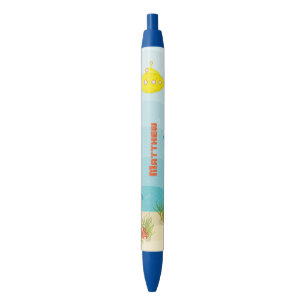 Stylo Noir Sous-marin jaune profond
