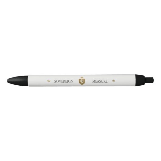 STYLO NOIR SOVEREIGN MEASURE (Devant)