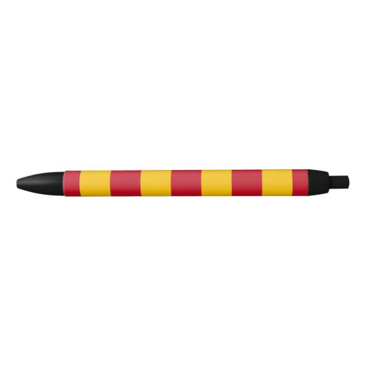 Stylo Noir Spanish flag (Devant)