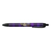 Stylo Noir Spider Steampunk sur Arrière - plan pourpre (Bas)