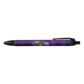 Stylo Noir Spider Steampunk sur Arrière - plan pourpre (Haut)