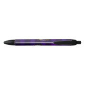 Stylo Noir Spider Steampunk sur Arrière - plan pourpre (Dos)