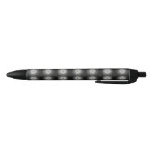 Stylo Noir Spirale Noire Et Blanche (Bas)