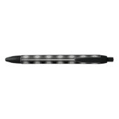 Stylo Noir Spirale Noire Et Blanche (Dos)