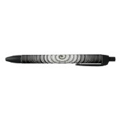 Stylo Noir spirale noire et blanche (Bas)