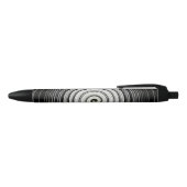 Stylo Noir spirale noire et blanche (Haut)