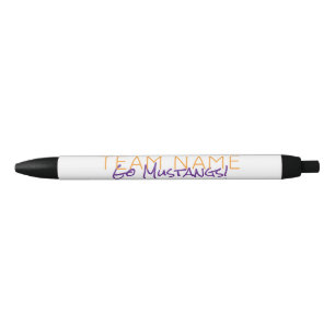 Stylo Noir Sports NOM DE L'Équipe Moderne École Esprit Fans
