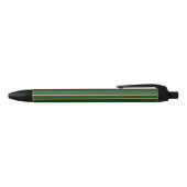 Stylo Noir Springbok vert et or bonbons rayures (Haut)