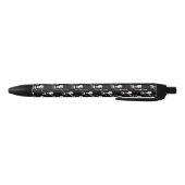 Stylo Noir squelette d'Halloween avec une épée (Bas)