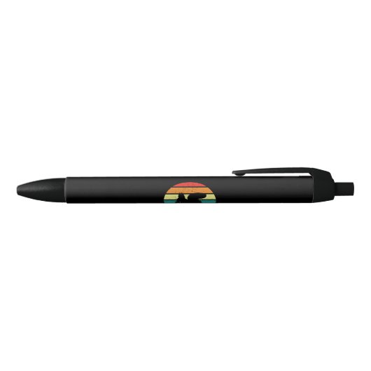 Stylo Noir Squirrel Retro Squirrel Lover (Haut)