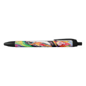 Stylo Noir Stallion floral (Haut)