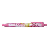 Stylo Noir Stargazer Lily brillant Magenta Floral (Haut)
