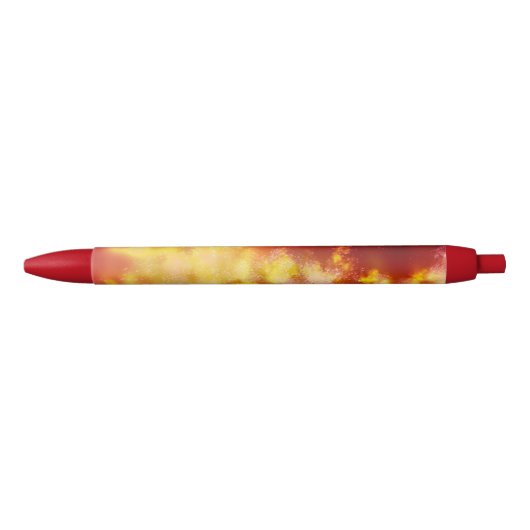 Stylo Noir Starry Night sky Flame (Devant)