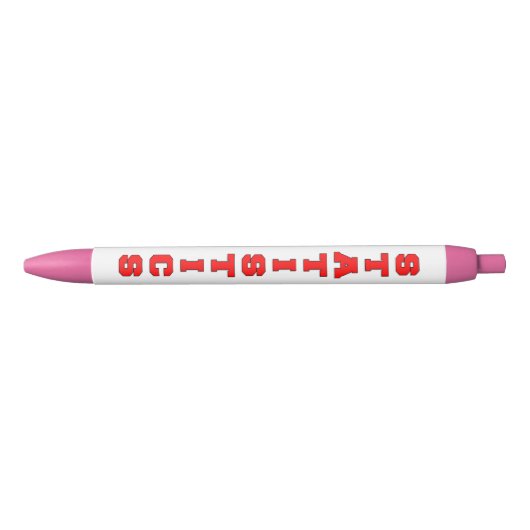 Stylo Noir Statistiques (Devant)