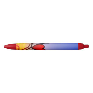 Stylo Noir statue d'amour