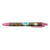 Stylo Noir Steampunk Rusty Background (Bas)
