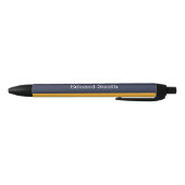 Stylo Noir Stripes Blue and Yellow (Bas)