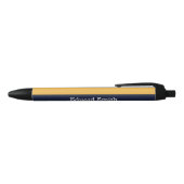 Stylo Noir Stripes Blue and Yellow (Haut)