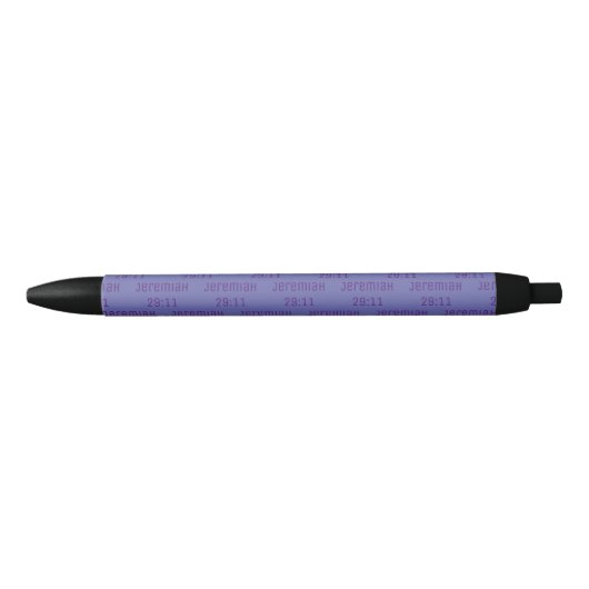 Stylo Noir Style Mauve JEREMIAH 29 11 (Devant)