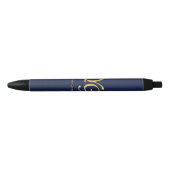 Stylo Noir Stylet de groupe Yahn (Devant)
