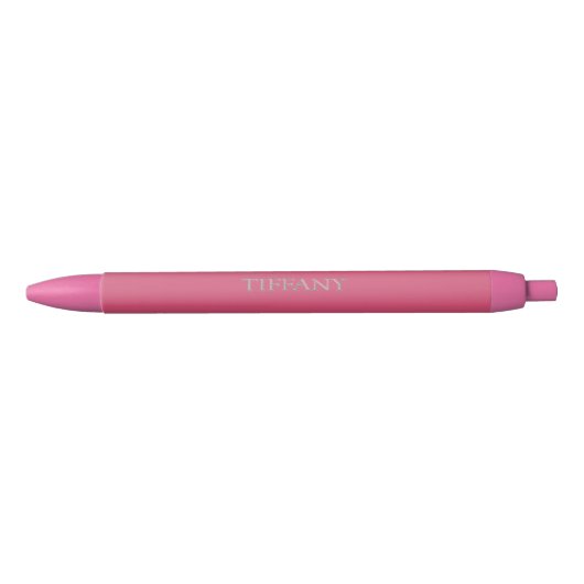 Stylo Noir Stylet Tiffany Custom Name (Devant)