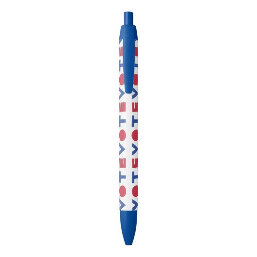 Stylo Noir Stylet VOTE de conception de lettres bloc (Dos (Vertical))