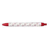 Stylo Noir Stylo/Coeurs rouges (Devant)