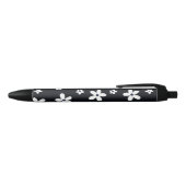 Stylo Noir Summer Boho Black White Daisy Flowers (Haut)