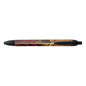 Stylo Noir Sun Flower Floral Moderne Art Motif Abstrait (Dos)