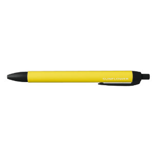 Stylo Noir Sunflower jaune Nom de la couleur