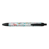 Stylo Noir Sushi Bleu Personnalisé Plaisir (Dos)