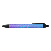 Stylo Noir Sweet 16 Turquoise Parties scintillant violet Éper (Haut)