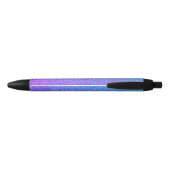 Stylo Noir Sweet 16 Turquoise Parties scintillant violet Éper (Dos)