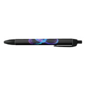 Stylo Noir Symbole de Neon Infinity par Glowing Hummingbird (Bas)