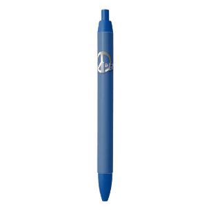 Stylo Noir Symbole de paix