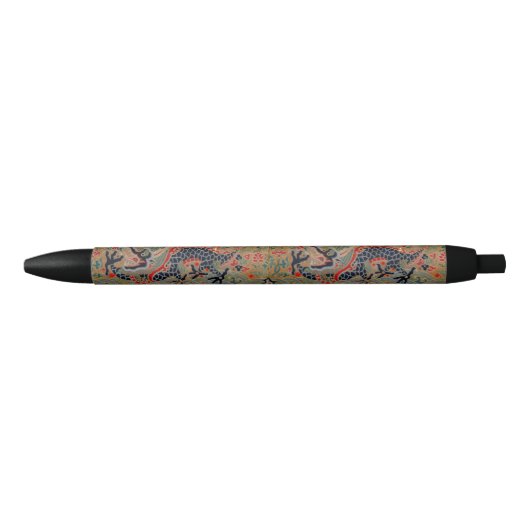 Stylo Noir Symbole dragon chinois Antique asiatique (Devant)